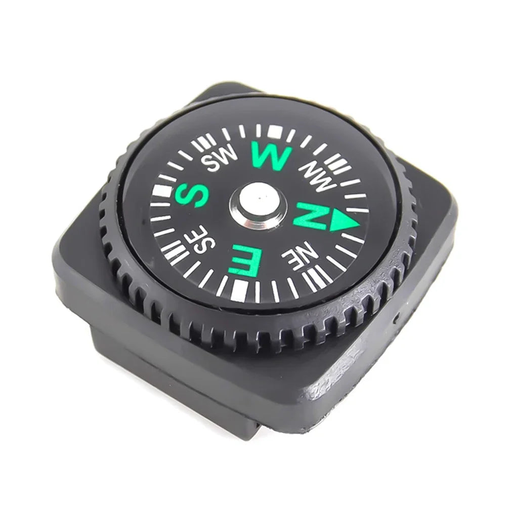 10-Piece Mini Wristband Compass Set - Portable Detachable Navigation Tool for Camping, Hiking, Travel & Emergency Survival