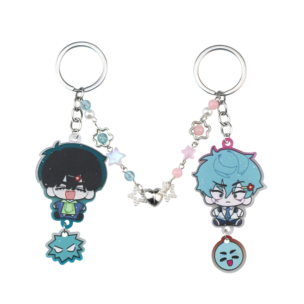 Alien Stage Acrylic Matching Keychains - Luka Mizi Hyuna Ivan Keyrings for Backpacks, Phones & Christmas Gifts
