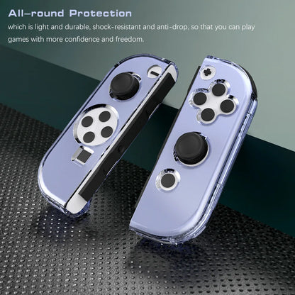 Transparent Protective Case for Nintendo Switch OLED — PC Shell Cover for Switch OLED Console