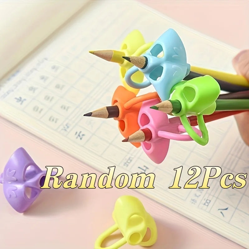 Children’s Silicone Pencil Grip - Writing Posture Corrector and Handwriting Aid for Students