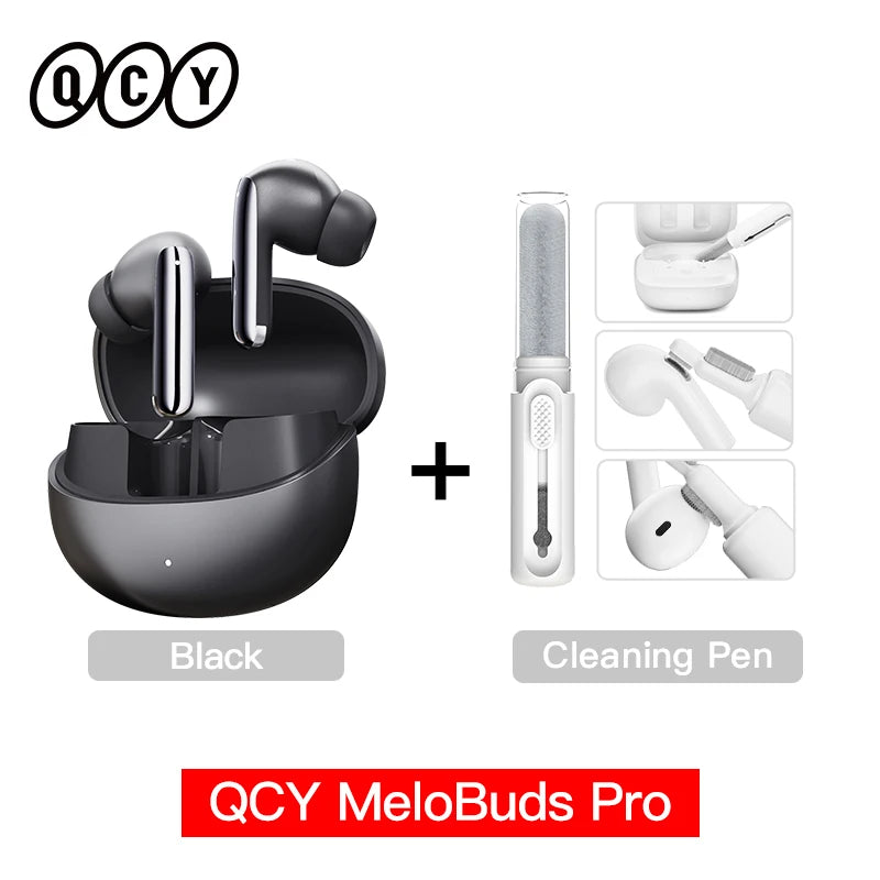 QCY MeloBuds Pro ANC Earbuds - Bluetooth 5.3 Wireless Hi-Res LDAC Headphones with 46dB Noise Cancellation