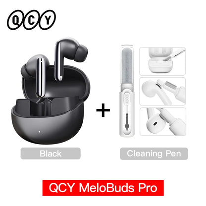 QCY MeloBuds Pro ANC Earbuds - Bluetooth 5.3 Wireless Hi-Res LDAC Headphones with 46dB Noise Cancellation