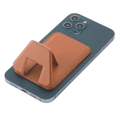 Premium Apple MagSafe Leather Card Holder Wallet Case for iPhone 14 Pro, 13, 12 - Stylish Adsorption Phone Bag Cover