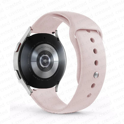 20mm/22mm Silicone Watch Strap – Compatible with Samsung Galaxy Watch 7/6/4 Classic, 5 Pro, 3, Active 2, Gear S3 & Huawei GT 2e/3/4 Bands
