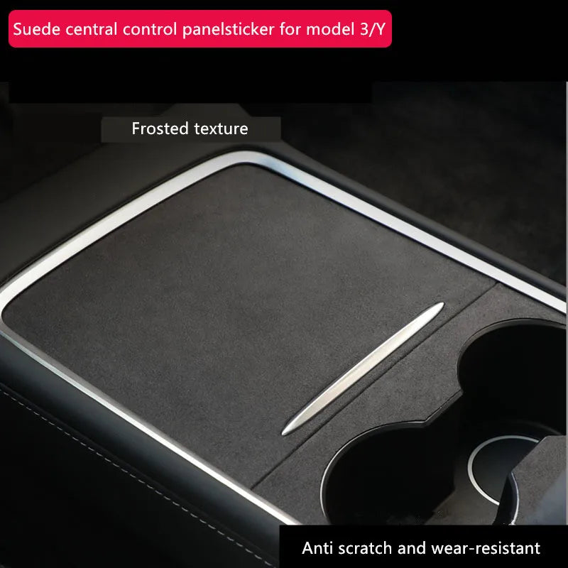 Car Protective Film Sticker for Tesla Model 3/Y – Anti-Scratch Central Control Panel Sticker Interior Auto Styling Decor