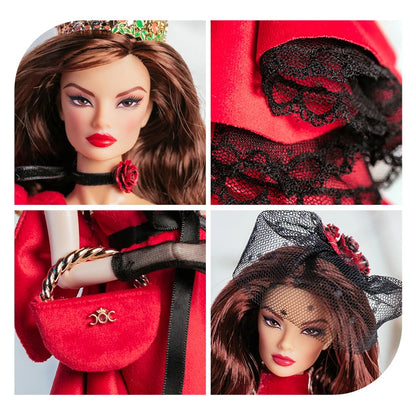 32cm Supermodel Doll Clothes Set — Fashion Evening Dress & Accessories for DIY Toys & Collector Gift