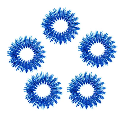 5–15pcs Spiky Acupressure Finger Rings – Sensory Stress Relief Massager Fidget Toys for Teens & Adults
