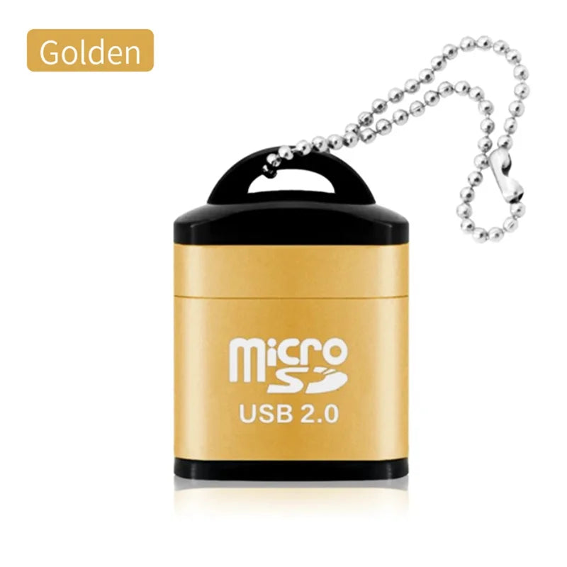 Mini USB 2.0 Micro SD/TF Card Reader - High-Speed Memory Card Adapter for Computer, Desktop, Laptop & Notebook