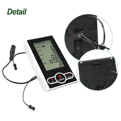 Exercise Bike Monitor Speedometer – Stationary Bike Elliptical Trainer Display, Computer Display Counters & Speed Parts