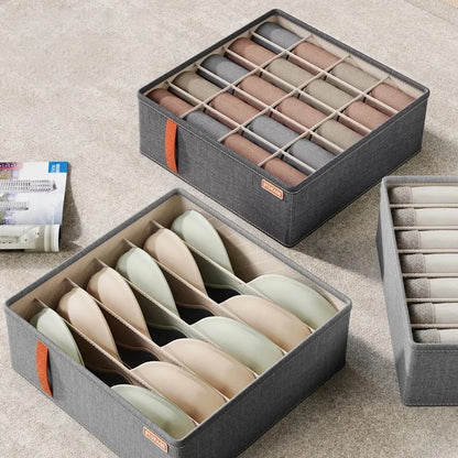 Underwear & Socks Organizer Storage Box – Cabinet Drawer Clothes Organizer for Household Classified Storage
