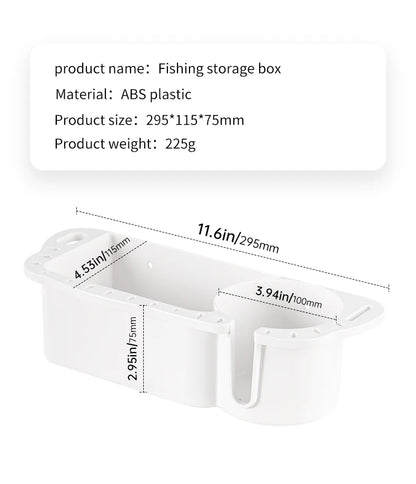 Marine Storage Caddy Box – Universal Boat Cup Holder, Phone & Drink Organizer for Yacht, Pontoon, & Fishing Cabin