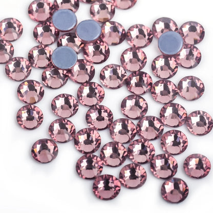 Premium Hot Fix Rhinestones – High Quality Glass Crystal Flatback Iron-On Glitter Rhinestones for Clothing & Crafts