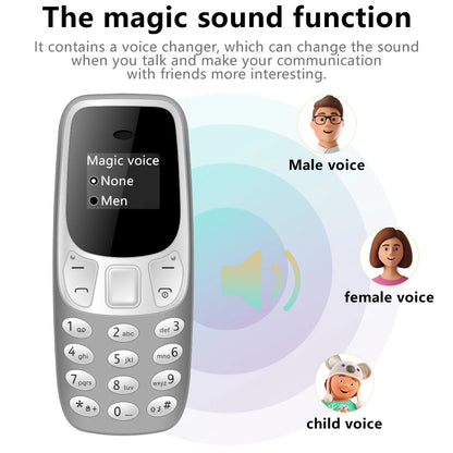 BM10 Mini Mobile Phone – Dual SIM, Bluetooth, Voice Changer, Low Radiation, Voice Recording, Multi-Language Small Cellphone