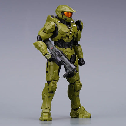 Halo Master Chief Action Figure – 1/12 PVC John-117 Collectible Toy with Full Body Articulation