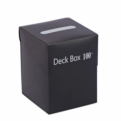 Trading Card Storage Box - 100+ Deck Game Card Carrying Case for Baseball Cards & Family Games