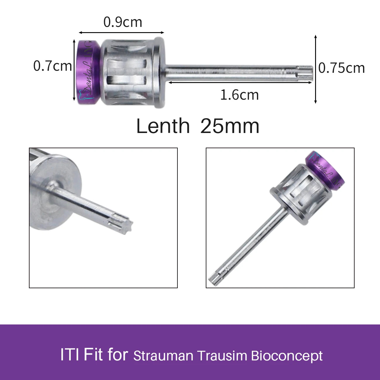 Universal Dental Implant Torque Screwdriver Wrench – Restoration Tool 10-70 NCM