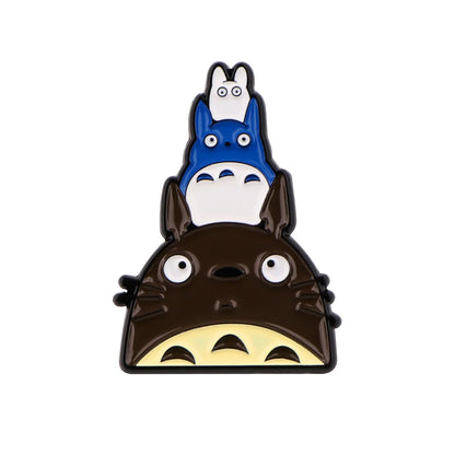 Grey Cat Enamel Pins 1-5PCS Set - Classic Anime Brooches for Backpacks, Bags & Fan Gifts