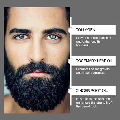 East Moon Beard Growth Serum Set – Hair & Whisker Growth Oil for Strengthening Roots, Moisturizing Skin & Softening Beard Care Hydration Treatment