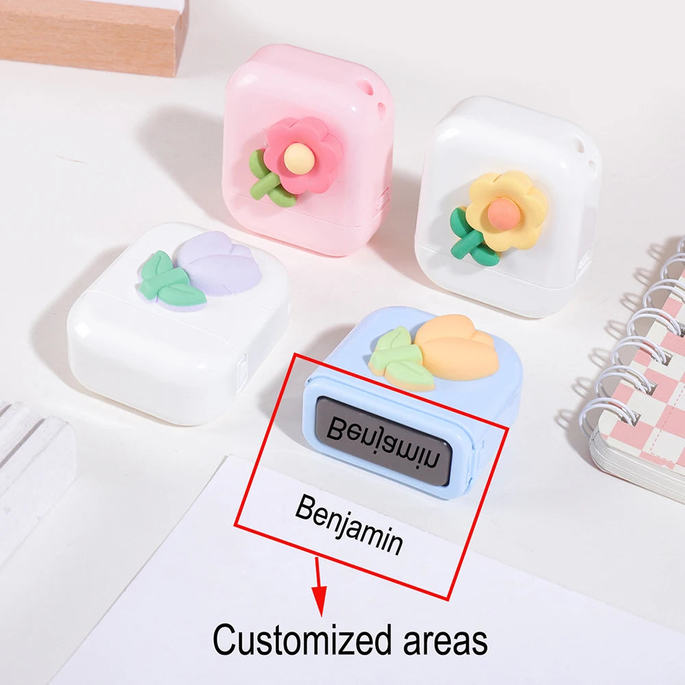 Custom Kids Name Stamp - Personalized Waterproof Clothing Label & Signature Seal