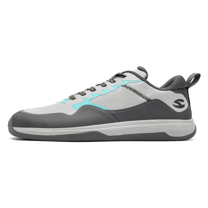 HOBIBEAR Unisex Walking Sneakers – Lace-Up Artificial Leather Hiking & Running Shoes for Men & Women