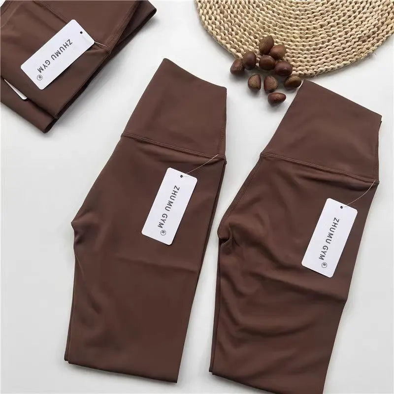 Women’s High Waist Seamless Yoga Leggings — Fitness Gym Jogging Quick Dry Push Up Slim Pants