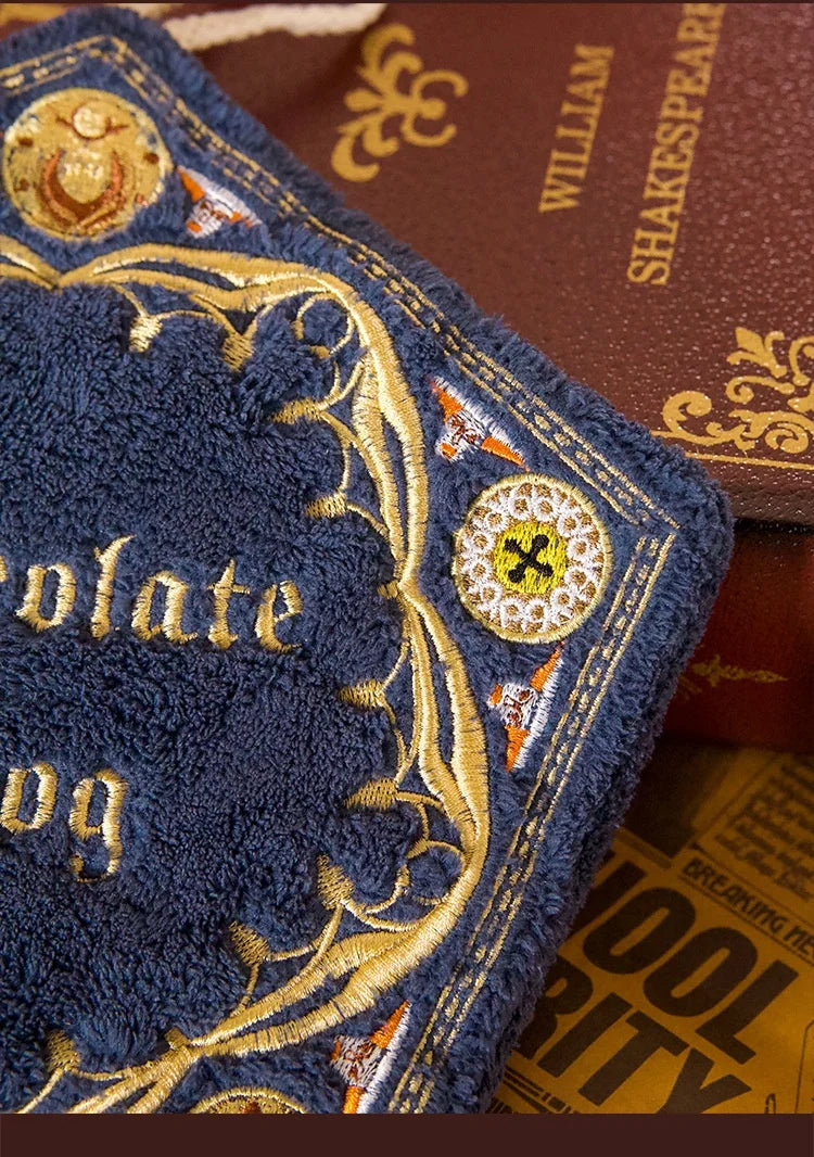 Miniso Warner Harry Potter Magic Chocolate Frog Towel – Embroidered Coral Velvet with High Count Embroidery