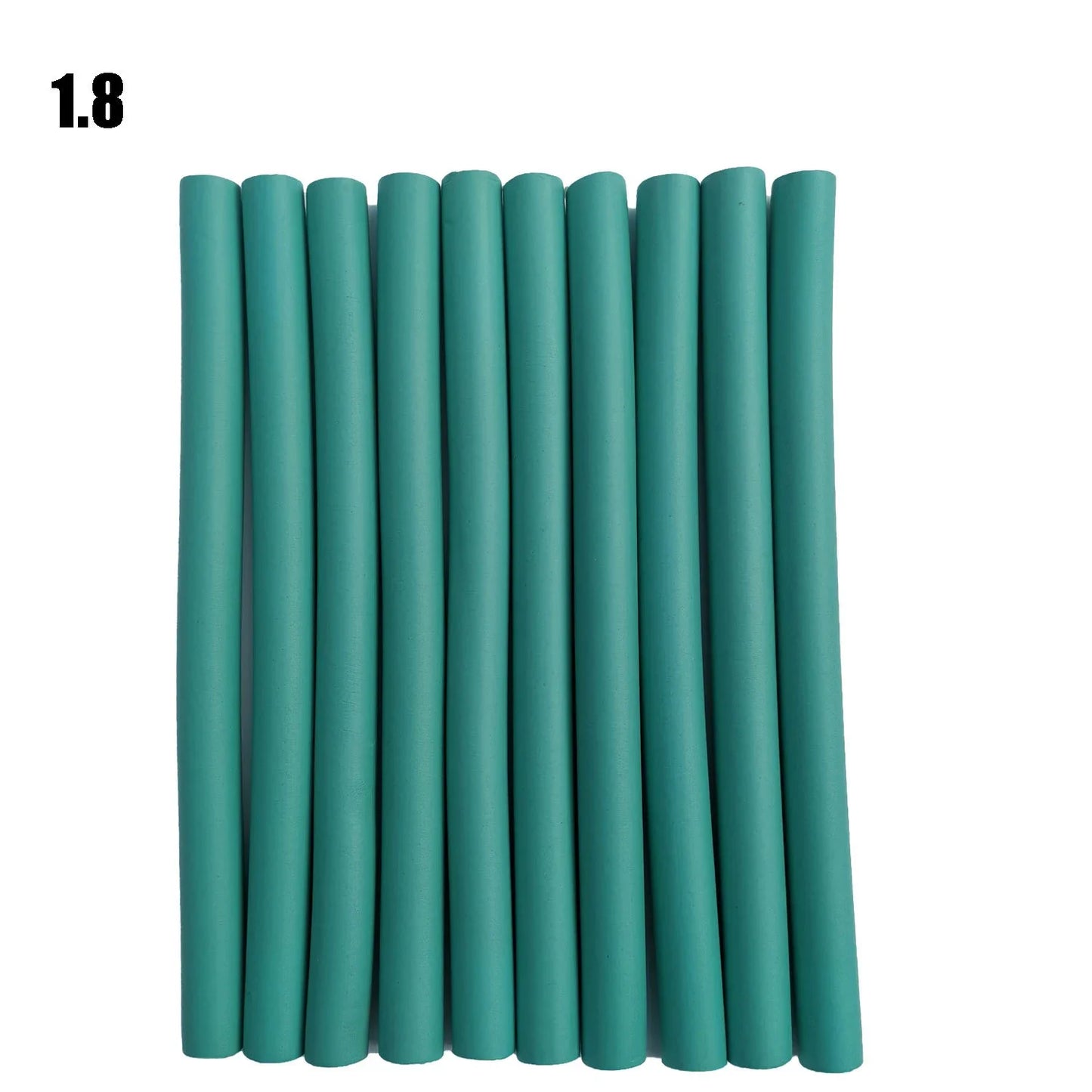 10PCS Flexible Hair Curling Rods – Soft Foam Bendy Twist Curls, No Heat Flexi Rollers for Hair Styling