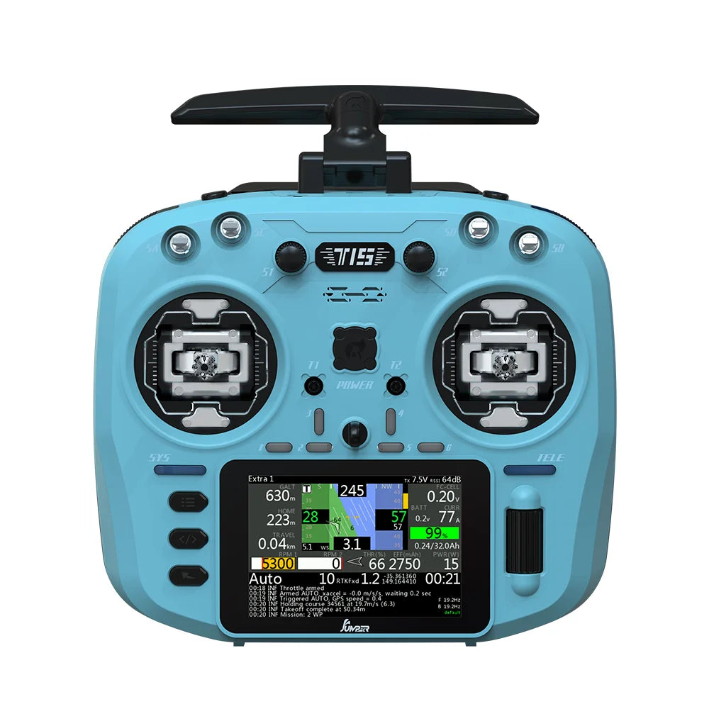 Jumper T15 FPV Radio Controller – Hall Sensor, Color Screen, EDGETX/ELRS for Long Range RC Drone