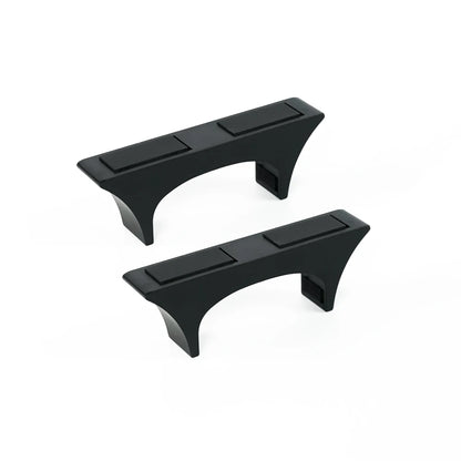 2PCS Horizontal ABS Stand for Wii U Console – Cooling Base Holder with Silicone Pads, Space-Saving Bracket Rack