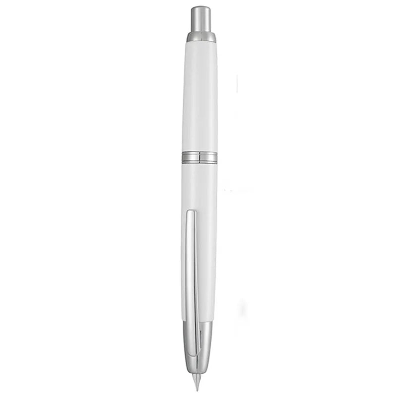 JinHao 10 Matte Black Fountain Pen — F/EF Nib Writing Pen for Office, School & Gifts