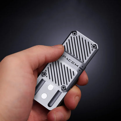 Machinery Magnetic Slider Push Fidget Toy – Metal EDC Coin Spinner for Stress Relief and Gifts
