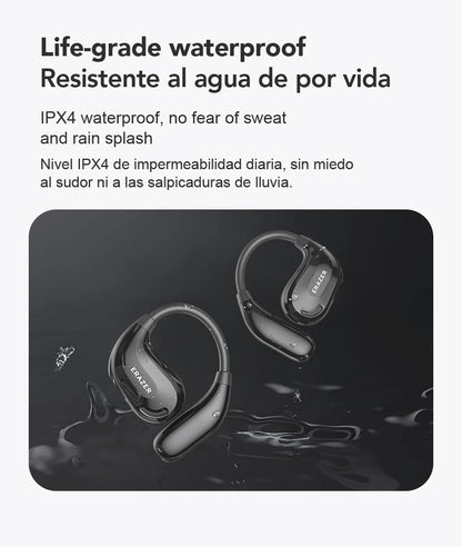 ERAZER XT66PRO Bluetooth Earphones – ASMR Headsets, DIY App, AI Translator, Wireless Earbuds with 13-Hour Battery Life & Display