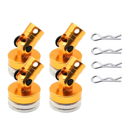 1 Set RC Car Drift Shell with Strong Magnet – Stealth Body Post Contact for 1/10 Scale Models TT01, TT02 Remote Control Cars