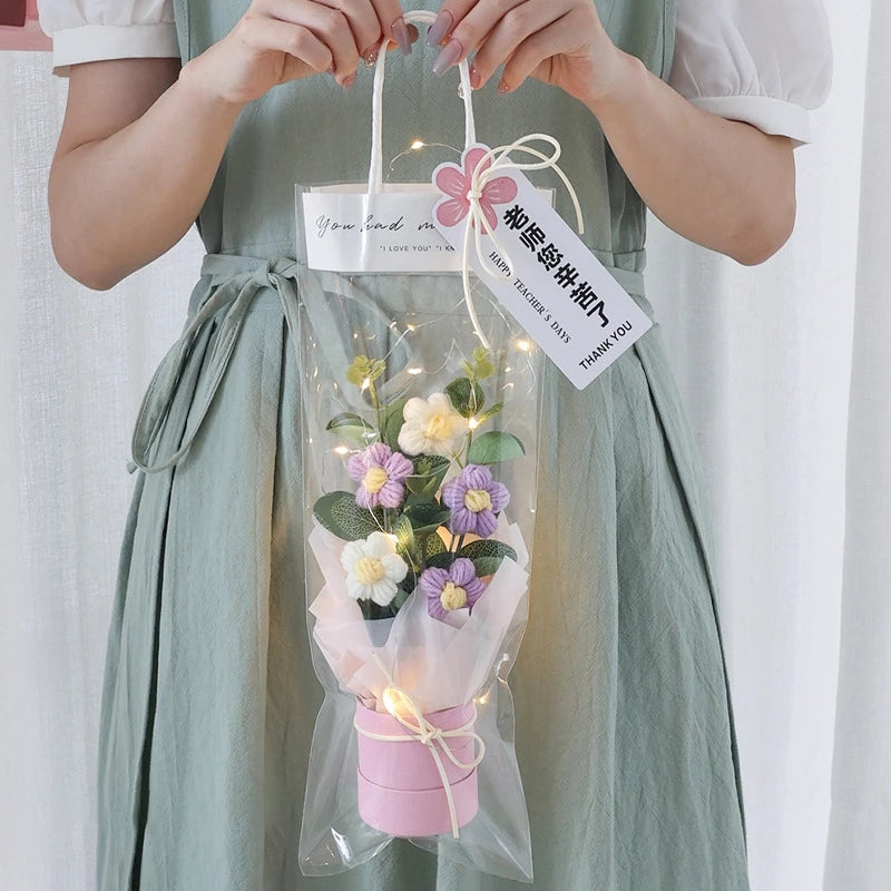 Graduation Bouquet 2025 – Crochet & Knitted Artificial Flowers for Wedding, Valentine’s & Special Occasion Gifts