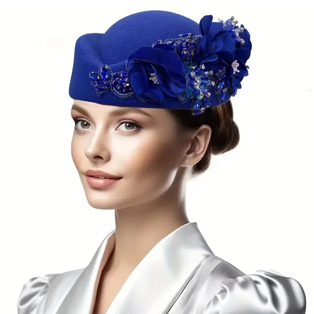 African Turban Headtie Hat - Floral Soft Head Wrap for Women, Church, Party & Casual Wear