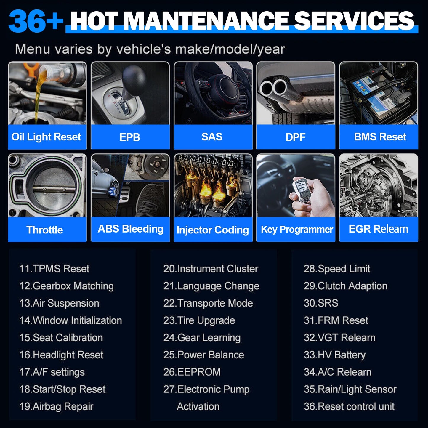 XTOOL D7 OBD2 Car Diagnostic Tool – Bi Directional Automotive Scanner with ECU Coding, 36+ Services & 3-Year Free Update