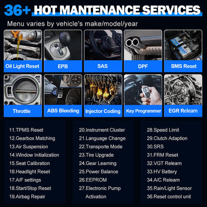 XTOOL D7 OBD2 Car Diagnostic Tool – Bi Directional Automotive Scanner with ECU Coding, 36+ Services & 3-Year Free Update