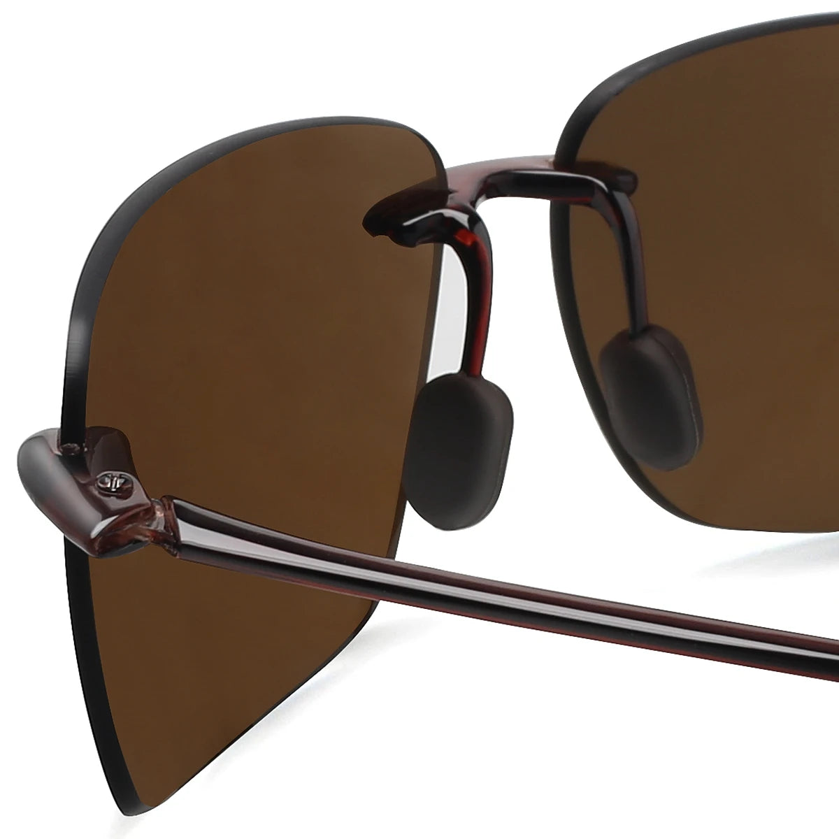 MAXJULI Polarized Sunglasses for Men & Women - Designer Fashion, Rimless Sports & Driving Eyewear (MJ8009)