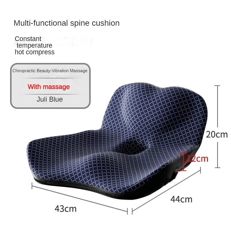 Coccyx Memory Foam Chair Pillow – Orthopedic Seat Pad for Office, Car & Tailbone Pain Relief, Hemorrhoid Treatment Cushion