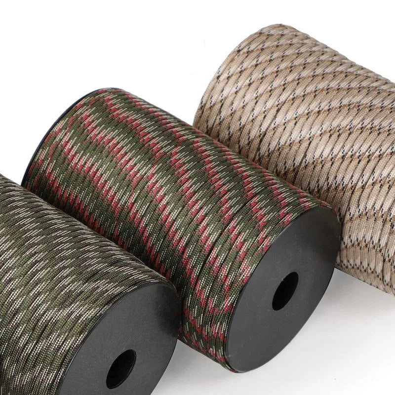 100M 550 Military Standard Paracord Rope – 9 Core 4mm Outdoor Survival, Parachute Cord for Tent, Umbrella, Lanyard Strap