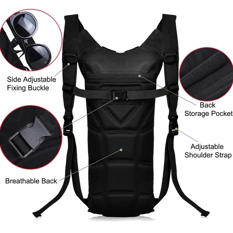 3L Waterproof Water Bag Backpack – Outdoor Sports, Cycling, Mountaineering Travel Hydration Pack