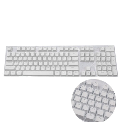 104PCS Universal Mechanical Keyboard Keycaps – Ergonomic Blank Replacement for Cherry MX Backlit Keyboards