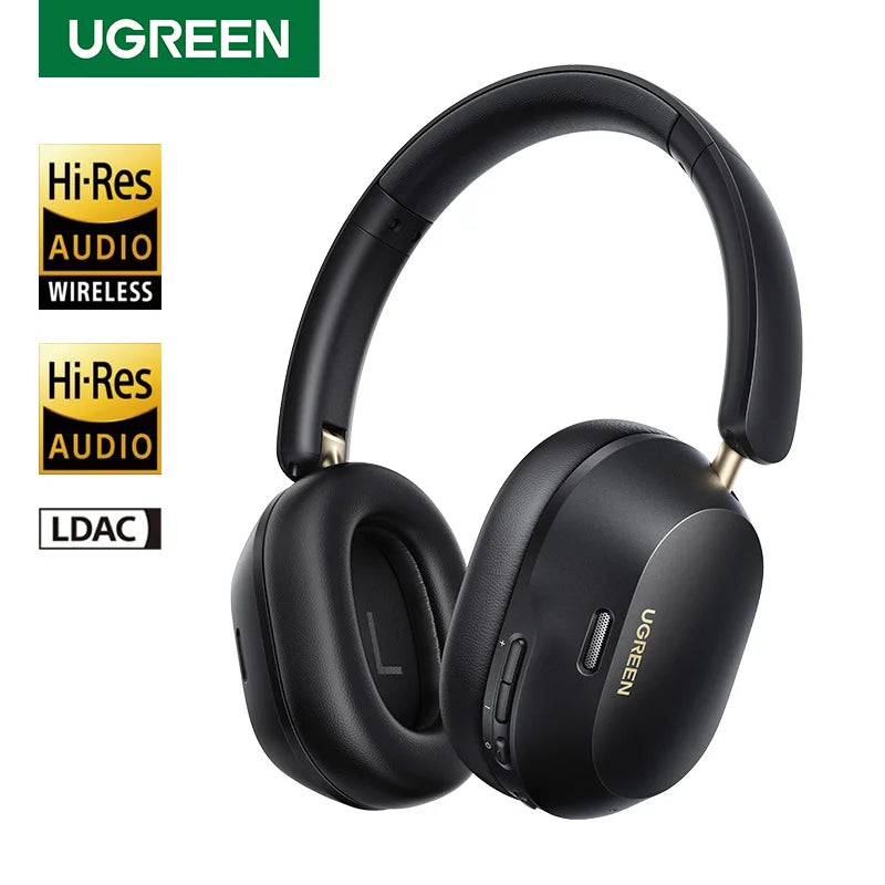 UGREEN Choice Max5c Wireless Bluetooth Headphones — 43dB ANC, Hi-Res LDAC, 75H Battery & Spatial Audio Earbuds