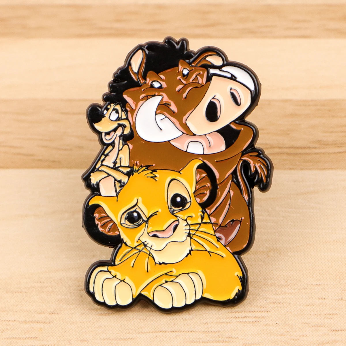 Cartoon Movie Enamel Lapel Pins — Lion, Cat & Duck Brooches for Backpacks, Clothes, DIY Metal Badge Jewelry Accessories