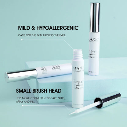 IMAGIC 5ml False Eyelash Extension Glue — Waterproof, Fast-Dry, Long-Lasting Transparent Eyelash Primer Tool with No Irritation
