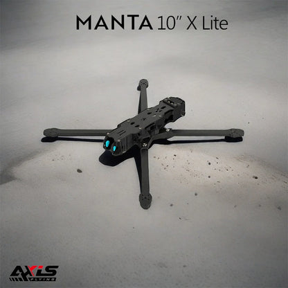 Axisflying Manta 10 X Lite 10-Inch FPV Drone — BNF Long Range Heavy Payload Cinematic Drone with 5.8G Analog VTX, 402mm Wheelbase