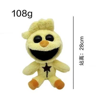 Smiling Animal Anime Plush Toy – Horror Cat Doll, Soft Cartoon Plush for Festival Decoration & Gift