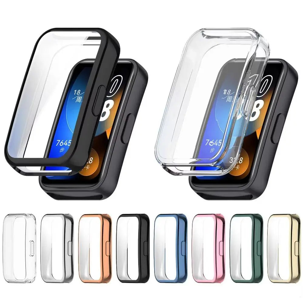 TPU Soft Protective Case for Huawei Band 8 & 9 – Full Cover Screen Protector Bumper Smartwatch Accessory