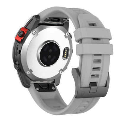 Silicone Watch Strap for Garmin Fenix 7X/7/7S/6/6X/5X/5S/3HR/945/935 – QuickFit 20/22/26mm Wrist Band