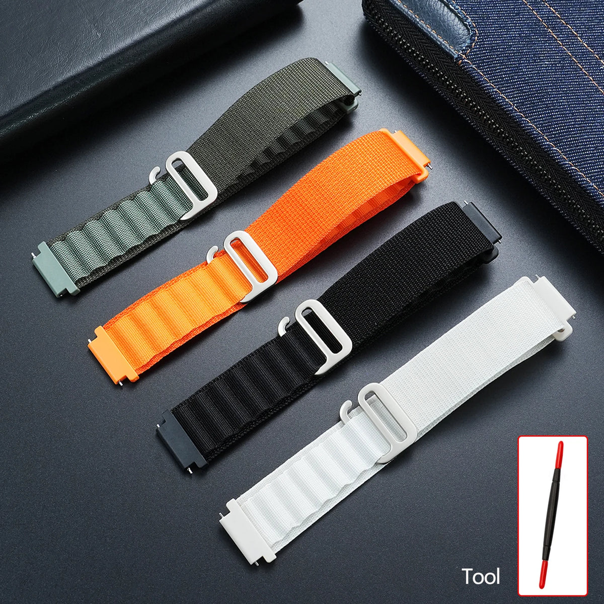 18mm Nylon Watch Band - Breathable Quick-Release Sports Strap for Casio F91 A158 A159 A168 A169 AE1200 AE1300 WS-1600 WS-1400
